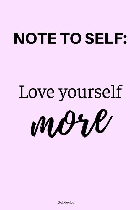 Note to self: love yourself more. Motivational self love quotes for women. How to love yourself more and find happiness. #selflove #selfcare #selfimprovement #selflovequotes #quotestoliveby #quotes #motivationalquotes #findinghappiness #happinessquotes Trending Quotes, Love Yourself More, Low Self Worth, How To Love Yourself, Mindset Goals, Trend Quote, Good Quotes, Quotes For Women, Spirit Quotes