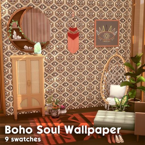 sims 4 cc Sims 4 Boho Wallpaper, Sims 4 Boho Wallpaper Cc, Sims 4 Boho Cc Clothes, Wallpaper Sims 4 Cc, Sims 4 Wallpapers Cc, Sims 4 Boho Cc, Sims 4 Wallpaper, Soul Wallpaper, Cc Shopping