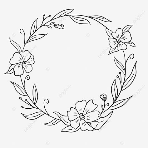 Border Drawing, Calligraphy Borders, Rat Drawing, Flower Border Png, Drawing Borders, Wedding Borders, Skull Sketch, Line Art Flowers, Drawing Png