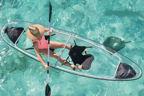 Crystal Kayak, Clear Kayak, Choppy Water, Sup Stand Up Paddle, Kayaks For Sale, Hammacher Schlemmer, Kayak Adventures, Inflatable Kayak, Canoe And Kayak