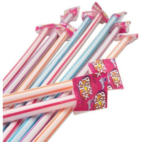 Giant Pixie Sticks! Candy Room, Pixie Sticks, Dyi Gifts, Candy Sticks, Flavored Sugar, Dessert Buffet, Dinosaur Birthday, Hard Candy, Perfect Desserts