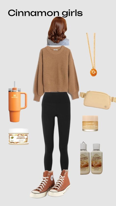 Cinnamon girls ￼ Cinnamon Girl Outfit, It Girl Aesthetic, Cinnamon Girl, Fashion Board, It Girl, Girl Style, Style Board, Cinnamon, Girl Fashion