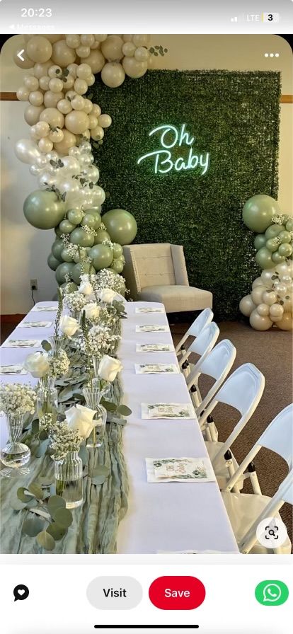 Sage Baby Shower Ideas, Sage Green Baby Shower Ideas, Green Baby Shower Ideas, Sage Green Baby Shower, Teddy Bear Theme, Green Baby Shower, Bear Theme, Forest Theme, Gender Neutral Baby Shower