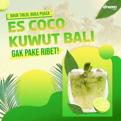 Emang udah paling bener minum yang segar-segar saat buka puasa nanti, bikin es coco kuwut Bali aja yuk! Intip resepnya dulu~ 🍨🥥🍋 -- Jangan lupa follow Whatsapp Channel Dream.co.id buat ikuti informasi dan tren-tren terkini, biar kamu makin up to date! Klik link di bio ya, Sahabat Dream.✨ #resep #dreamcoidberbagiresep #escocokuwutbali #escoco #resepes #takjil #bukapuasa #dreamcoidramadanbliss #ramadanbliss Buka Puasa, Up To Date, Bali, Coco, Quick Saves