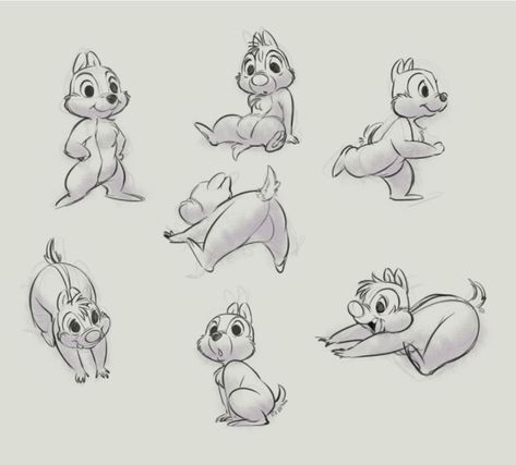 Squrriel Illustrations, Squirrel Character Design, Chipmunk Drawing, Disney Art Style, Squirrel Illustration, Animation Sketches, 강아지 그림, Human Drawing, 캐릭터 드로잉