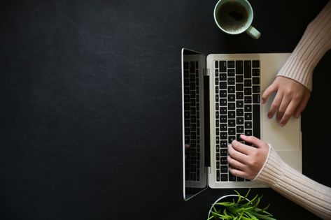 Someone Working On Laptop, Using Laptop Photography, Working Wallpaper, Linkedin Banner Design, Office Shoot, Woman Working On Laptop, Laptop Photography, Working With Laptop, Working On Laptop