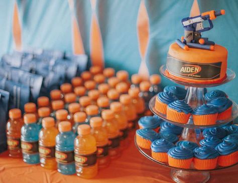 Parties Themes, Girls Party Games, Nerf Birthday Party, Rolls Royce Silver Shadow, Nerf Party, 9th Birthday Parties, 10th Birthday Parties, Birthday Party Games, 6th Birthday Parties