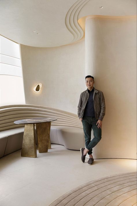 NCDA designer Nelson Chow. Photo by Harold De Puymorin Zen Landscape Design, Zen Landscape, Design Anthology, Japanese Zen Garden, Zen Moments, Zen Gardens, Private Lounge, Vip Lounge, Garden Pavilion