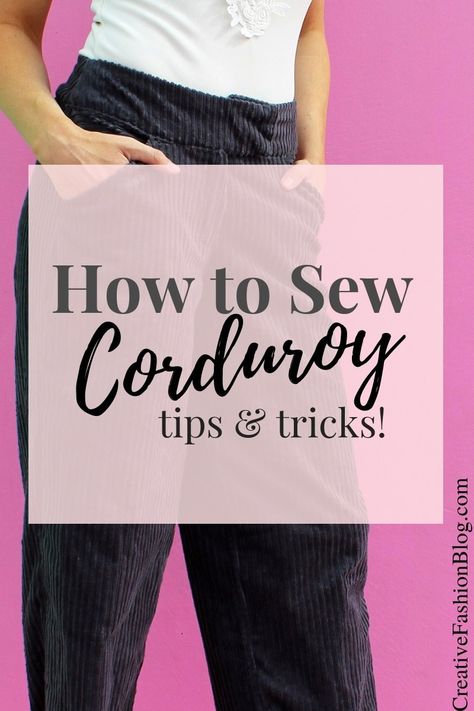 Diy Corduroy Pants, How To Hem Corduroy Pants, Corduroy Pants Sewing Pattern, Corduroy Pants Pattern, Corduroy Sewing Projects, Sewing Corduroy, Boho Sewing Patterns, Corduroy Outfit, Corduroy Pattern