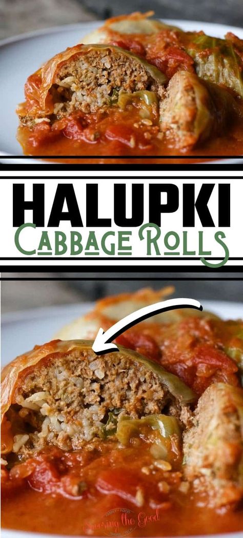 One of the comfort foods of my youth are stuffed cabbage rolls, also called Halupki. This is my family’s cabbage roll recipe and you will be surprised how easy they are to make. This is the ultimate comfort food from the old country. Halupki Recipe, Cabbage Roll Recipe, Polish Stuffed Cabbage, Stuffed Cabbage Rolls Recipe, Easy Cabbage Rolls, Steamed Cabbage, Stuffed Cabbage Rolls, Cabbage Roll, Cabbage Rolls Recipe