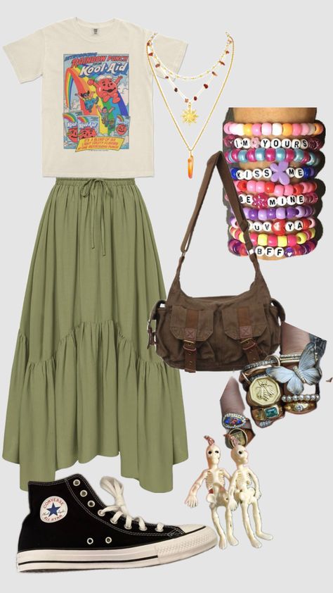 #style #grunge #kidcore #mystyle #dreamstyle Grunge Kidcore, Rainbow Outfit, Kid Core, My Style