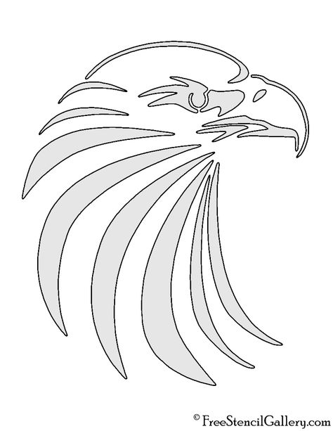 Eagle Sillouhette, Eagles Pumpkin, Eagle Pumpkin, Eagle Stencil, Eagle Outline, Snake Outline, Templates Drawing, Head Pumpkin, Patterns Drawing