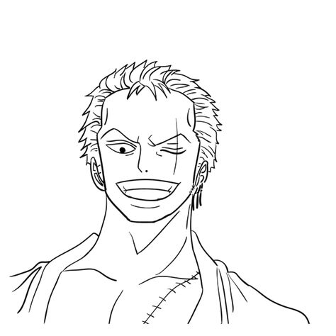 Learn how to draw Rononoa Face - One Piece Zoro One Piece Drawing Pencil, Zoro Drawings Easy, One Piece Desenho Facil, One Piece Art Drawing, One Piece Drawing Ideas, One Piece Drawing Easy, One Piece Drawing Sketches, Mihawk Family, Zoro Face