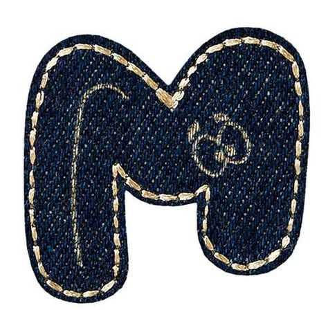 Letter M in German. Learn German letters with pictures, audio and.#fontlove #typographytuesday #fontobsessed #fontinspiration #fontaddict #fontcrush #fontgoals #fontdesign #fontcollection #fontsofinstagram Letter Alphabet Aesthetic, M Letter Aesthetic, M Aesthetic Letter, Letter M Aesthetic, Denim Letters, German Letters, Letters With Pictures, Instagram Cutout, Copy And Paste Fonts