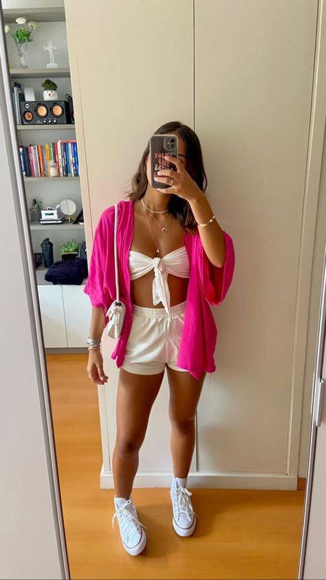 Beach Night Outfit, Short Fits, Miami Outfits, Shein Outfits, Looks Party, Vsco Girl, Looks Street Style, Beach Swimwear, Causual Outfits