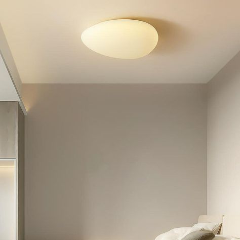 Nordic Minimalist Cobblestone PE Lampshade LED Flush Mount Ceiling Light Flush Ceiling Lights Uk, Ceiling Lights Uk, Led Flush Mount Ceiling Light, Led Flush Mount, Flush Ceiling Lights, Flush Mount Lighting, Flush Mount Ceiling, Flush Mount Ceiling Lights, Lamp Design