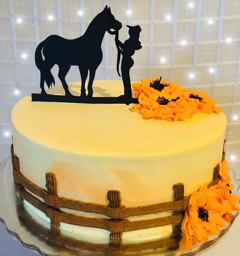 Horse Themed Cakes Ideas, Western Theme Cake Ideas, Horse Cakes Birthday, Cowgirl Cake Ideas, Cowgirl Cakes Birthday, Horse Cake Ideas, Horse Themed Cake, Country Birthday Cakes, Western Theme Cakes