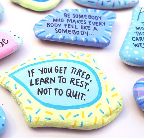 Quotes. Inspiration. Rock Sayings, Summer Rocks, Rock Quotes, Rock Designs, Inspirational Rocks, Happy Rock, Paint Rocks, Positive Sayings, Sensory Garden