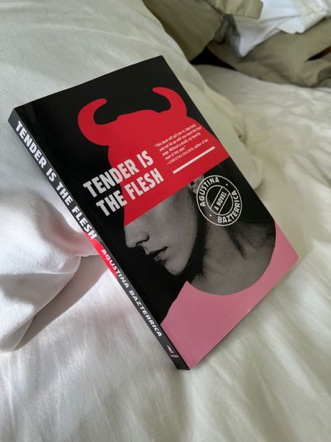 tender is the flesh book laying in white bed sheets. Tender Is The Flesh Book Aesthetic, Tender Is The Flesh Book, Tender Is The Flesh Aesthetic, Books Reccomendations, Romanticizing Reading, Tender Is The Flesh, Thriller Aesthetic, Creepy Books, Books 2023