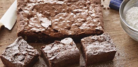 Amaretto Chocolate Brownies with Walnuts by Tyler Florence Brownies With Walnuts, Amaretto Recipe, Cooking Channel Recipes, Walnuts Recipe, Florence Food, Comfort Food Desserts, Walnut Brownies, Tyler Florence, Walnut Recipes