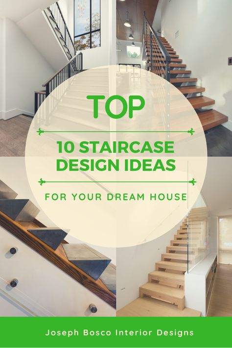 These staircase ideas will fill you with inspiration. No matter what your style is—rustic, modern, traditional, or something completely ... #staircaseideas #homedesign #paintingastaircaseideas Beautiful Staircases, Staircase Layout, Modern Staircase Design, Modern Staircases, Staircase Design Ideas, Carpet Staircase, Open Plan Apartment, Attic Staircase, Diy Staircase