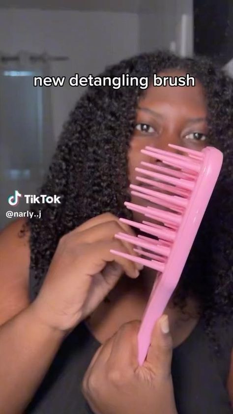 New detangling brush for curly and coily hair! No broken combs over here! 💪😮 thank you @narly.j 💝 . . . . #coilyhair #coilyhaircare #curlyhairroutine #detanglingnaturalhair #detanglingcomb #detanglingbrushesinlagos #detanglingbrushforkids Coily Hair Care, Detangling Natural Hair, Detangling Brush, Coily Hair, Curly Hair Routine, Comb Over, Thank You, Hair, Quick Saves