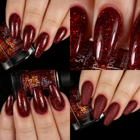 Originally released in 2015, Cranberry Fizzy is back and better than ever with even more sparkle! It is a rich burgundy red jelly bursting with glinting holographic glitter in micro, small and medium sizes! Best in 2-3 coats depending on nail length and application technique. Due to the glitters, it will dry on the textured side so for that glassy look be sure to finish with a coat or two of glossy top coat.Finish: Glitter JellyCoverage: 2- 3 coats for full opacityHolographi... Red Jelly, Rich Burgundy, Nail Length, Beautiful Lips, Holographic Glitter, Burgundy Red, Top Coat, Fun Nails, Nail Ideas