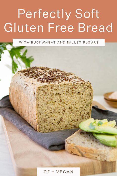 Millet Dessert Recipes, Millet Flour Bread, Millet Flour Recipes, Millet Bread, Wheat Free Bread, Gluten Free Flour Recipe, Homemade Gluten Free Bread, Buckwheat Recipes, Millet Flour