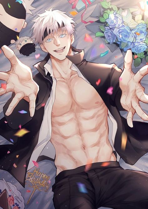 Romance Anime List, Gojou Satoru, Perfect Husband, Shōnen Manga, Beauty Art Drawings, Anime Guys Shirtless, Japanese Manga Series, Sketches Easy, Gojo Satoru