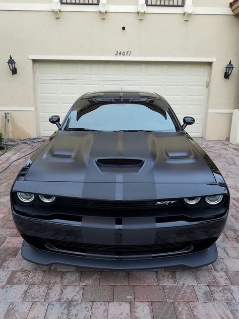 21 Top Black Matte Edition Cars You Should Check Out Matte Cars, Matte Black Cars, Tmax Yamaha, Dodge Challenger Hellcat, Challenger Srt Hellcat, Dodge Challenger Srt Hellcat, Dodge Muscle Cars, Hellcat Challenger, Mopar Cars