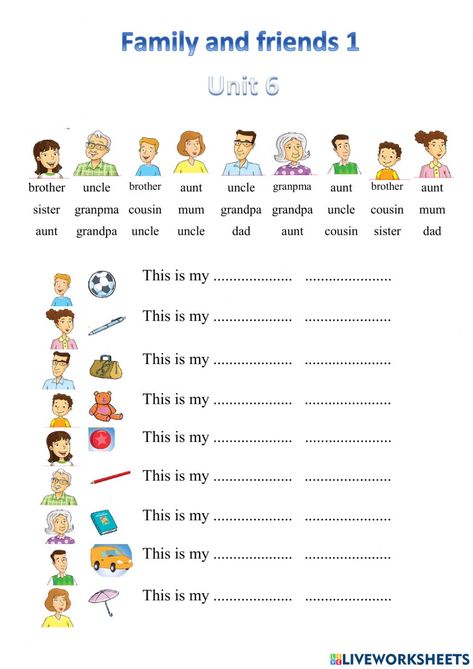 Materi Bahasa Inggris, Nouns And Pronouns, English Worksheets For Kindergarten, Family Worksheet, English Learning Books, English For Beginners, Compound Words, Teaching Phonics, English Lessons For Kids