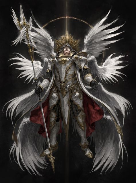 [Archangel Uriel], sungmoo heo on ArtStation at https://www.artstation.com/artwork/oJJA9q Art Male Character, Digital Art Male, Angel Fantasy Art, Fantasy Art Male, Fantasy Digital Art, Illustration Concept Art, Archangel Uriel, Angel Illustration, Art Male