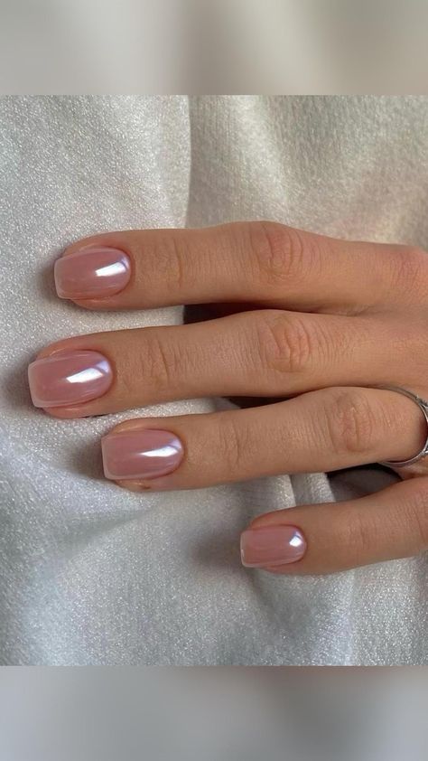 Beautiful Pastel Colors💕 nails, fashion, makeup 2023 | Summer Nails Square Gel Nails, Nails Pearl, Pink Chrome Nails, Press Nails, Nails Glossy, Short Fake Nails, Accessories Photography, Cute Acrylic Nail Designs, Nails Square