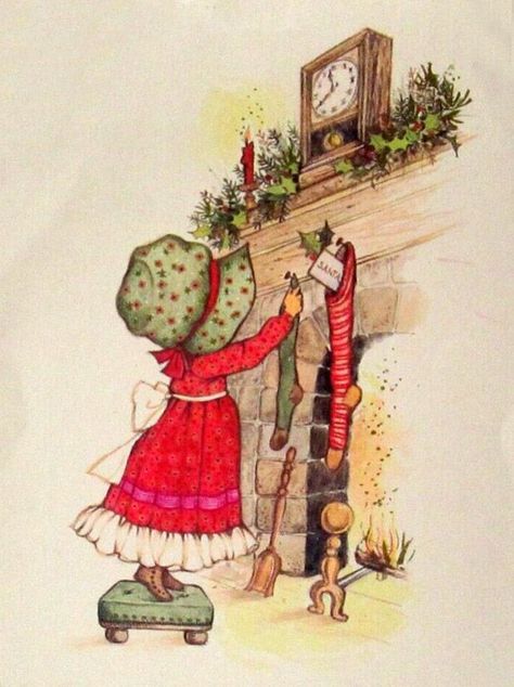 Holly Hobbie Christmas, Holly Hobbie Doll, Sarah Key, Easter Show, Sara Kay, Vintage Christmas Images, Sarah Kay, Christmas Blessings, Beaded Cross Stitch