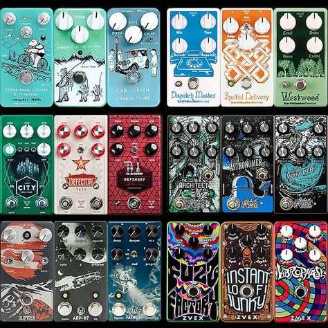 Guitar Pedal Design, Design 101, Guitar Painting, Brand Assets, Bright Patterns, Custom Guitar, Guitar Pedals, Computer Wallpaper, Good Brands