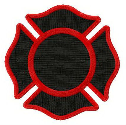 Firefighter Symbol, Fireman Decor, Maltese Cross Firefighter, Office Activities, Firefighter Crafts, Diy Machine, Fire Medic, Bernina Embroidery Machine, Cross Embroidery Designs