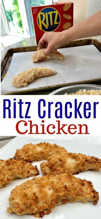 Chicken Thights Recipes, Ritz Cracker Chicken, Cracker Chicken, Ritz Cracker, Ritz Crackers, Idee Pasto Sano, Chicken Dishes Recipes, Poultry Recipes, The Chicken