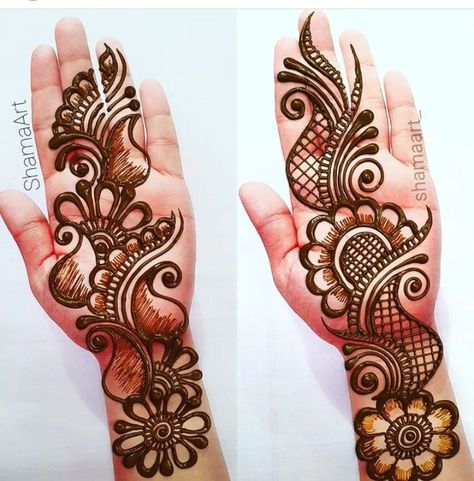 Simple Henna Designs Hand, Arabic Mehendi, Short Mehndi Design, Mehandhi Designs, Mehandi Designs Easy, Simple Arabic Mehndi, Simple Mehendi Designs, Simple Arabic Mehndi Designs, मेहंदी डिजाइन