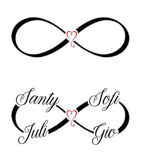 3 Kids Tattoo Ideas, 3 Kids Tattoo, 3 Kids Tattoo Ideas Mom, Tattoo Ideas Mom, Kids Tattoo Ideas, Tattoo Infinito, Infinity Tattoo Family, Kids Tattoo, Writing Tattoos