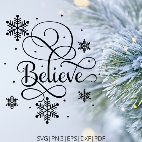 Believe Signs For Christmas, Believe Christmas Sign, Believe In Christmas, Christmas Hope, Christmas Silhouette, Glowforge Projects, Christmas Believe, Believe Sign, Cricut Help