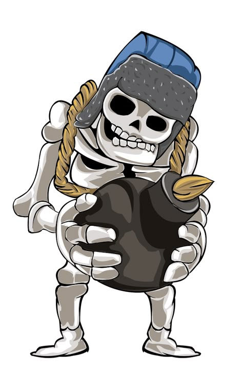 esqueletos gigantes Clash Of Clans Drawings, Clash Royale Drawings, Clash Of Clash, Clash Royale Personajes, Clash Royale Wallpaper, Cartoon Skeleton, Big Bomb, Skeleton King, Giant Skeleton