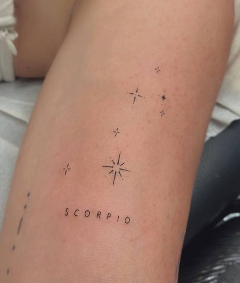 Astronomy Tattoos, Scorpius Constellation, Scorpio Constellation Tattoos, Word English, Scorpio Zodiac Tattoos, Astronomy Tattoo, Scorpio Zodiac Sign, Scorpio Tattoo, Mom Tattoo Designs