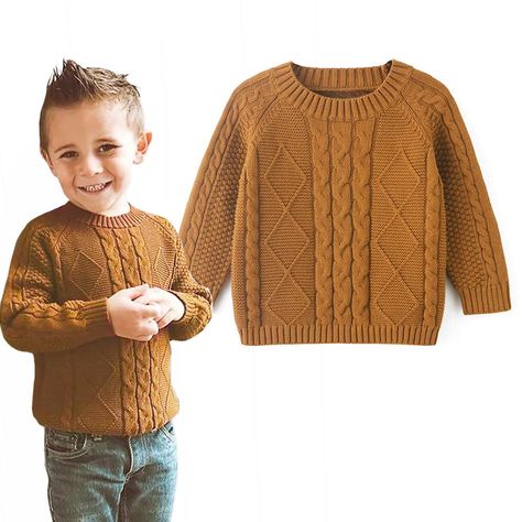 Boys Knitting Patterns Free, Boys Knit Sweaters, Toddler Boy Sweater, Boys Winter Clothes, Toddler Sweater, Boys Knits, Boys Sweaters, Sweater Brands, Baby Warmer