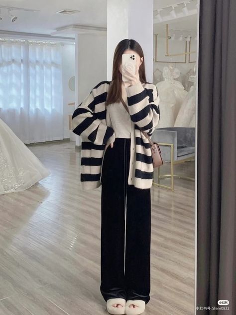 Winter Fashion Outfits Korean, Comfy Korean Outfits, Fashion Outfits Korean, Outfit Korean Style, Korean Casual Outfits, Large Yard, Everyday Fashion Outfits, Coat For Women, Casual Day Outfits