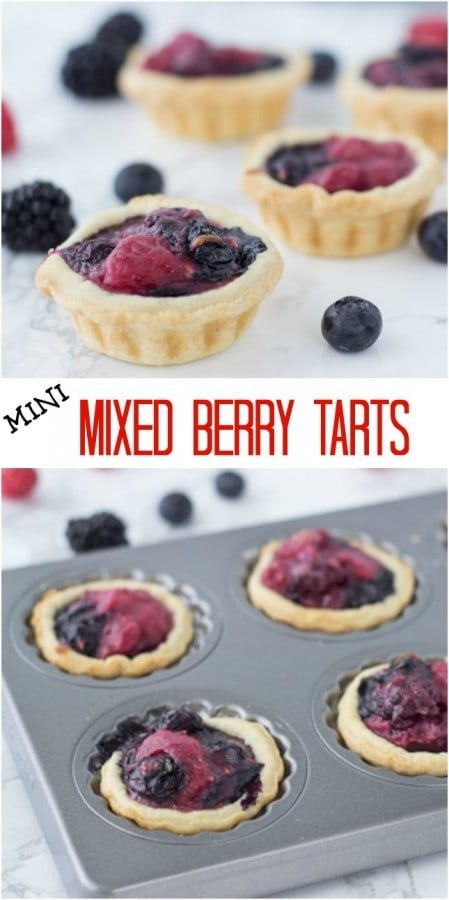 Mixed Berry Mini Tarts Summer Barbecue Party, Berry Tarts, Desserts For Parties, Picnic Desserts, Mini Tarts, Potluck Desserts, Homemade Recipes Dessert, Berry Tart, Berry Dessert