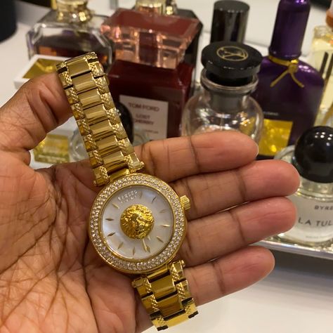 Versace Watch Women, Versace Watches Women, Versus Versace Watch, Louis Vuitton Clemence Wallet, Orange Watches, Pearl Watch, Yellow Watches, Versace Blue, Versace Gold