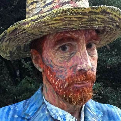 Haven't seen this one before Vincent Van Gogh Costume, Van Gogh Costume, Stage Makeup, Halloween 2024, Halloween Make, Vincent Van, Vincent Van Gogh, Halloween Ideas, Van Gogh