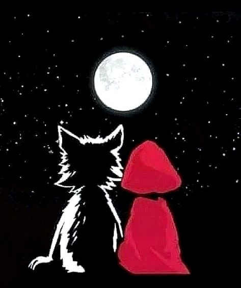 A volte arriva il lupo e ti mangia, altre volte arriva e ti porta a vedere una luna che nessuno conosce. - Fabrizio Caramagna Pet Wolf, Red Riding Hood Wolf, Red Riding Hood Art, Halloweenský Makeup, Red Ridding Hood, Wolf Love, Red Wolf, Fox Art, Red Hood