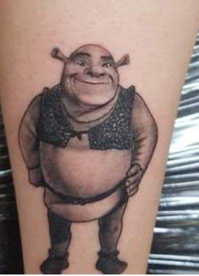 Shrek Tattoo, Shrek, Portrait Tattoo, Tattoos, Quick Saves