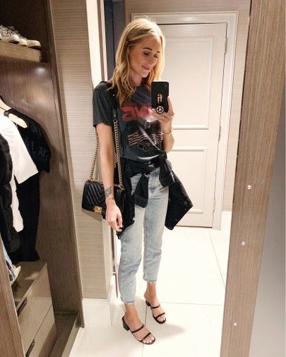 Anine Bing graphic T-shirt (XS), jeans (TTS) http://liketk.it/2DSsn #liketkit @liketoknow.it #LTKshoecrush #LTKstyletip #LTKunder50 #LTKunder100 fashion jackson